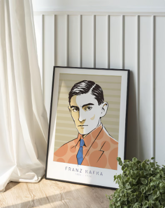 Bring a bold literary touch to your space with this colorful Franz KAFKA portrait poster.

Combining classic literature with a clean, modern Pop Art style, this physical wall print makes distinctive decor for home libraries, reading corners, classrooms, offices, studies, and creative spaces. It is also a thoughtful gift for book lovers, writers, literature teachers, and Franz KAFKA admirers.