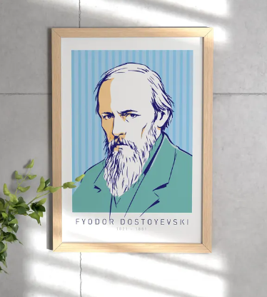 Dostoyevski POP ART Poster, Literary Wall Art Print, Digital Products;

Bring a classic literary touch to your space with this stylized Dostoyevski portrait poster. Designed with bold contrast, soft vintage colors, and a clean modern look, it is perfect for book lovers, writers, teachers, libraries, reading corners, offices, and cozy home decor.

This is a digital download. No physical item will be shipped.

You will receive:
A high-resolution printable file sized 50 × 70 cm ≈ 19.7 × 27.6 inches

You can print it at home, at a local print shop, or through an online printing service. For best results, use high-quality matte or fine art paper.

Please note:
Colors may vary slightly depending on your screen, printer, and paper type. This artwork is for personal use only and may not be resold, shared, or used commercially.