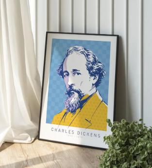 Charles Dickens POP ART Poster, Literary Wall Art Print, Digital Products;

Bring a classic literary touch to your space with this stylized Dickens portrait poster. Designed with bold contrast, soft vintage colors, and a clean modern look, it is perfect for book lovers, writers, teachers, libraries, reading corners, offices, and cozy home decor.

This is a digital download. No physical item will be shipped.

You will receive:
A high-resolution printable file sized 50 × 70 cm ≈ 19.7 × 27.6 inches

You can print it at home, at a local print shop, or through an online printing service. For best results, use high-quality matte or fine art paper.

Please note:
Colors may vary slightly depending on your screen, printer, and paper type. This artwork is for personal use only and may not be resold, shared, or used commercially.