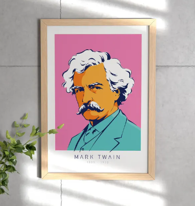 Mark Twain Pop Art Poster, Literary Wall Art Print, Digital Products:

Bring a classic literary touch to your space with this stylized Mark Twain portrait poster. Designed with bold contrast, soft vintage colors, and a clean modern look, it is perfect for book lovers, writers, teachers, libraries, reading corners, offices, and cozy home decor.

This is a digital download. No physical item will be shipped.

You will receive:
A high-resolution printable file sized 50 × 70 cm ≈ 19.7 × 27.6 inches

✦ PREFER A PHYSICAL POSTER?

If you would rather receive a professionally printed poster delivered to your address, you can purchase the physical version here:

https://www.etsy.com/listing/4552751028/mark-twain-poster-literary-wall-art


You can print it at home, at a local print shop, or through an online printing service. For best results, use high-quality matte or fine art paper.

Please note:
Colors may vary slightly depending on your screen, printer, and paper type. This