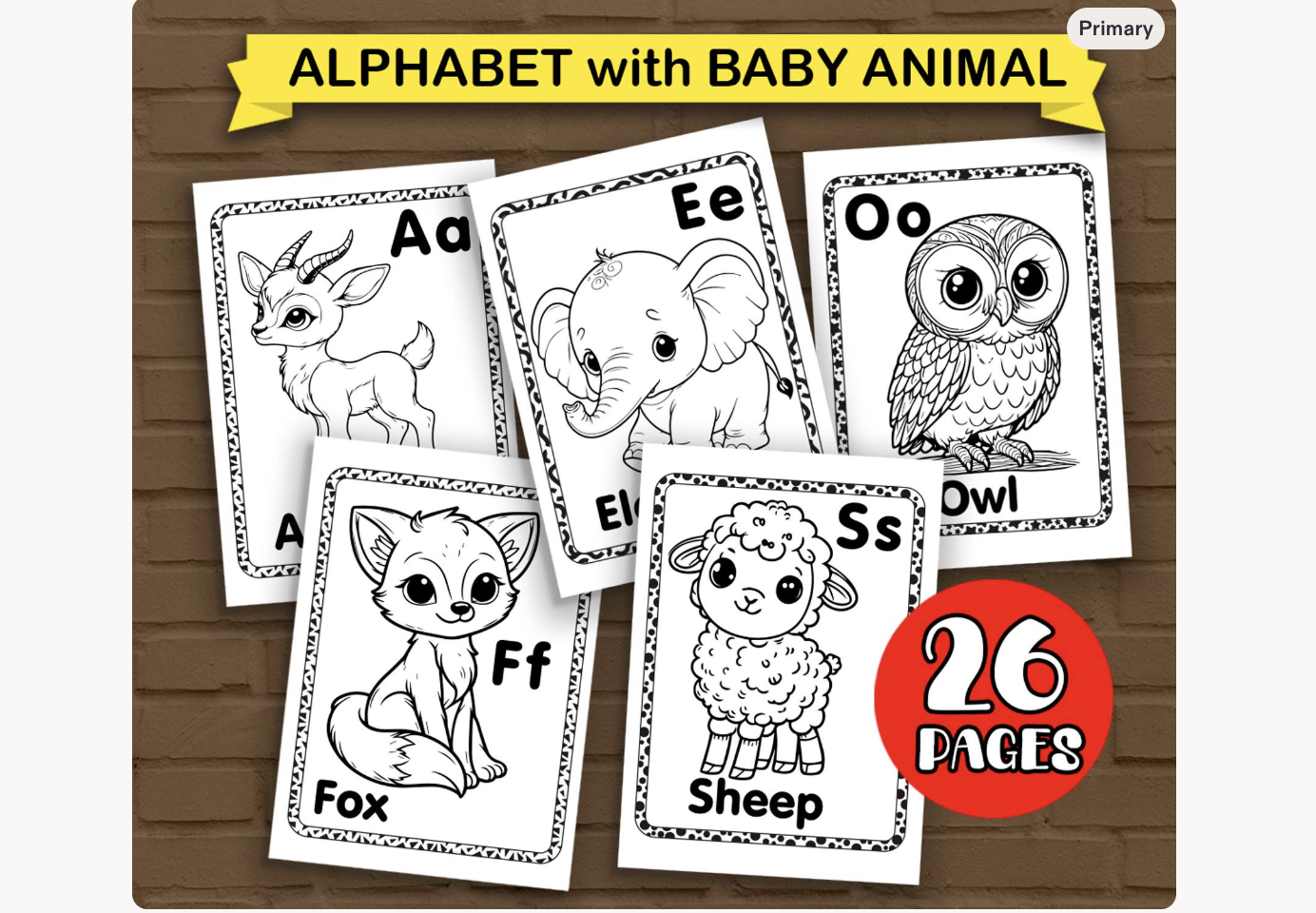 Unlock the Joy of Learning with Our Alphabet Coloring Pages!

Are you looking for a fun and educational way to help your child master the alphabet? Our Alphabet Coloring Pages are here to make learning exciting and engaging for your little ones!

Product Highlights:
26 Pages of Fun: Each page features a different letter of the English alphabet, paired with an adorable, hand-drawn illustration of a baby animal that starts with that letter. For example, "L" showcases a lovely lion and the word "lion" — perfect for connecting letters with familiar and cute images!

Interactive Coloring Experience: These pages are not only educational but also double as coloring sheets! Each illustration is only partially colored, allowing children to use their creativity and color in the drawings themselves. This hands-on activity helps reinforce letter recognition while sparking artistic expression.

Designed for Early Learners: Tailored specifically for preschool and 1st-grade children, our col